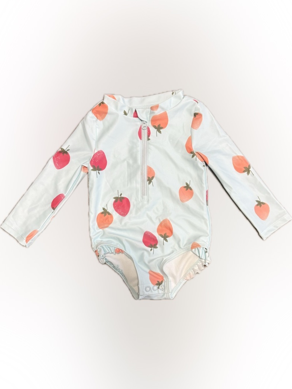 Carter’s Baby Long Sleeve Strawberry Print Rash Guard Swimwear
